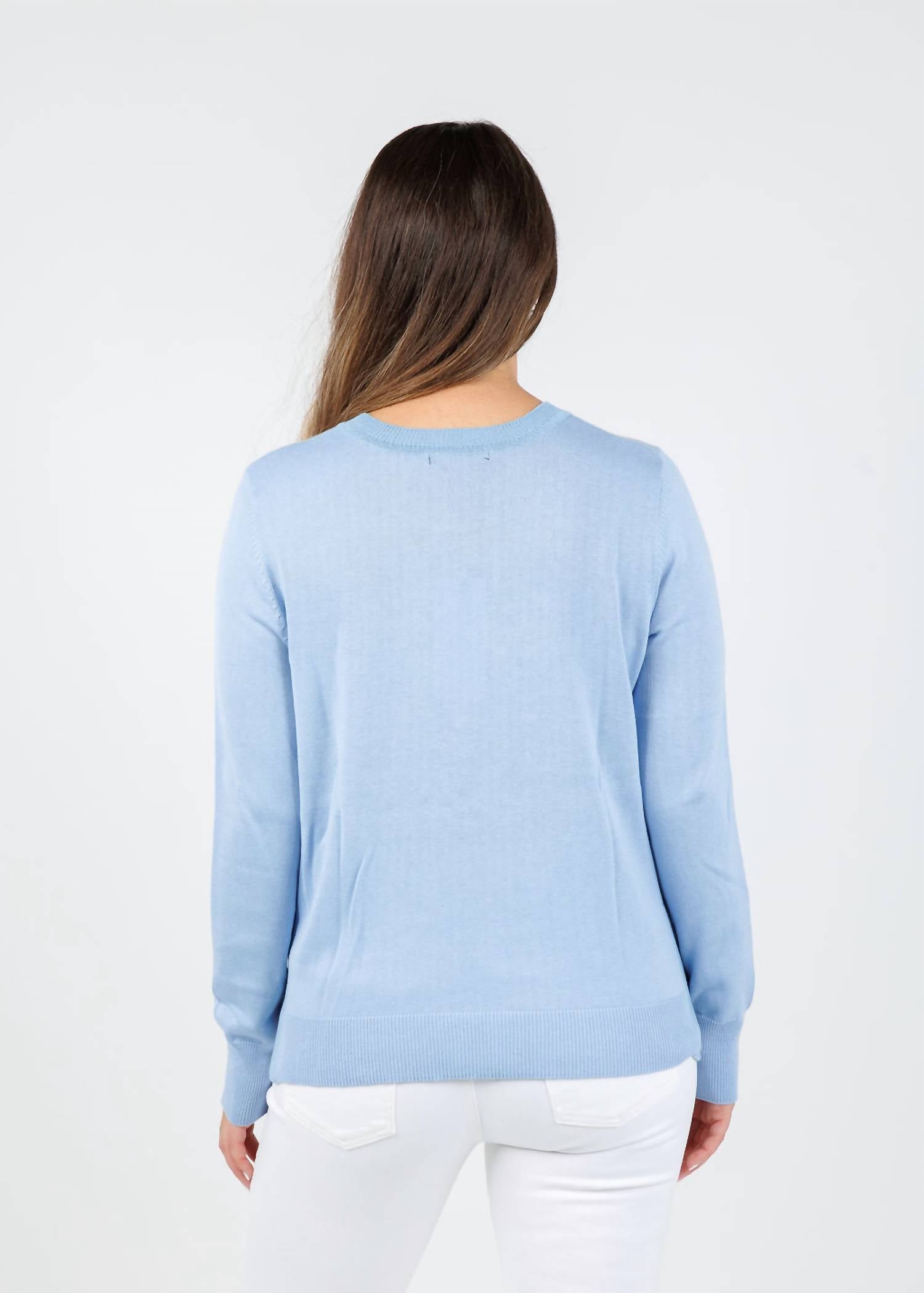 Peace Of Cloth - Metallic Pocket Crew Sweater