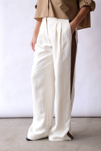 TWP Sulli Pants With Tux in bone mustang - women's pants - alternate view