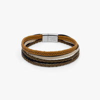 Tateossian Men's Cobra Strand Bracelet in multi - men's jewelry - alternate view