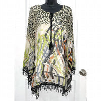 R Cinco Ranch Torri Tunic in multi - women's shirt - detail view