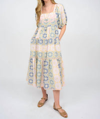 Sister Mary - Zelda Flower Print Midi Dress