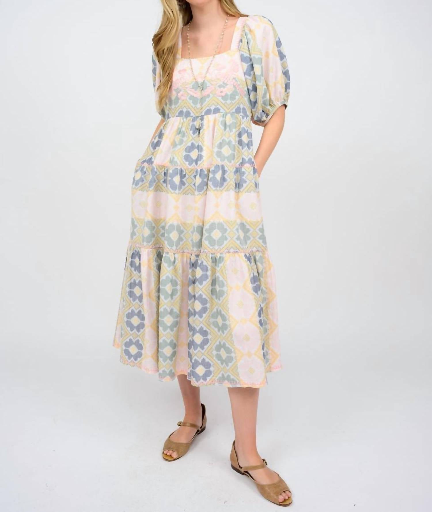 Sister Mary - Zelda Flower Print Midi Dress