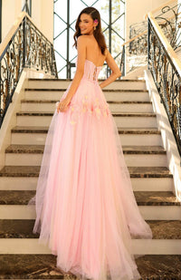 Amarra - 3d Floral Corset A-line Tulle Ball Gown