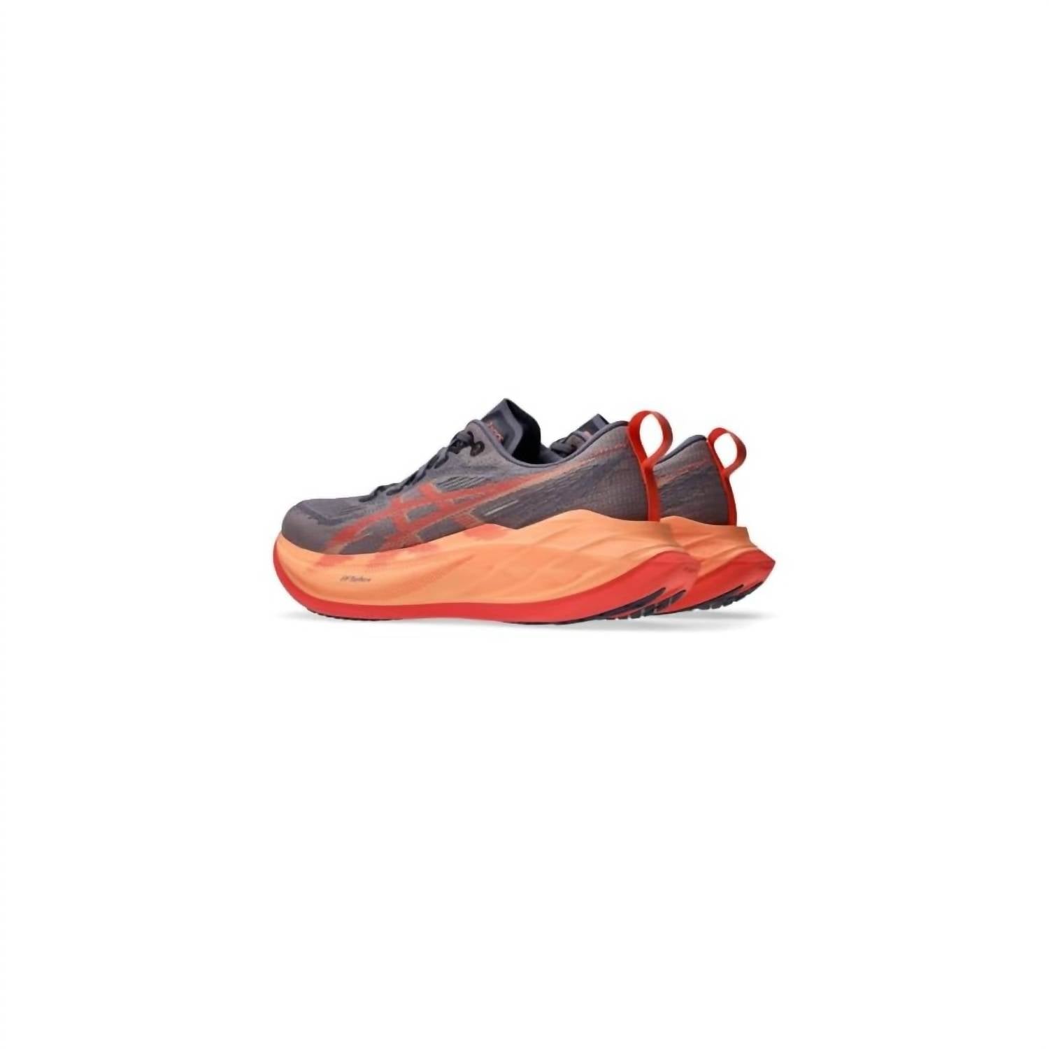 ASICS Men's Superblast 2 Shoes in grey purple coral reef - men's sneaker - alternate view