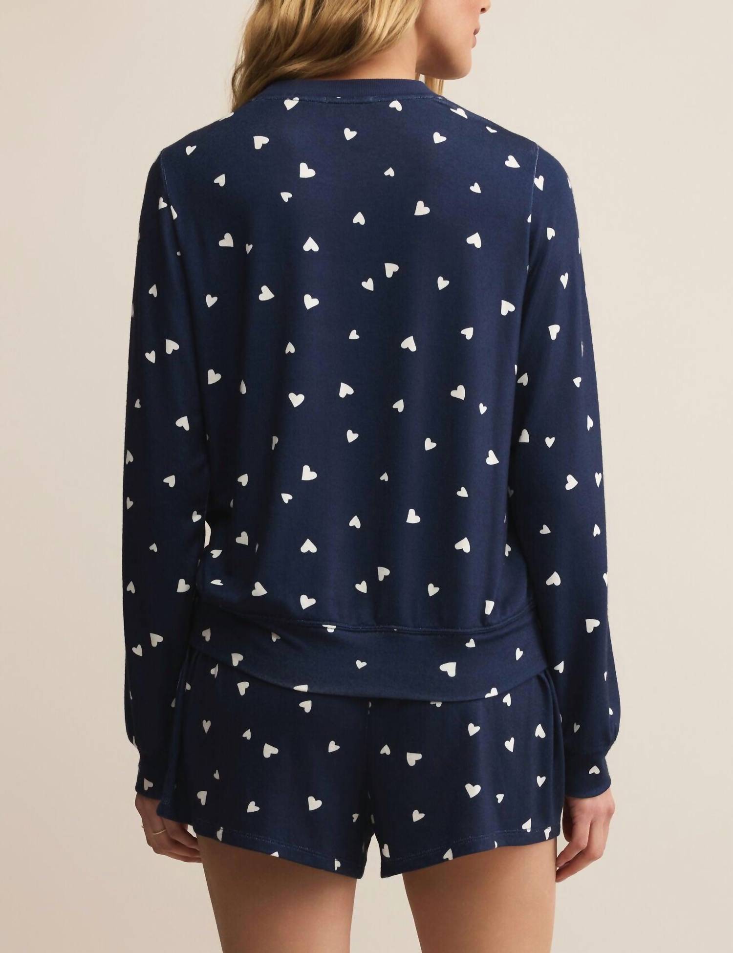 Z Supply - Classic Heart Eclipse Long Sleeves Top
