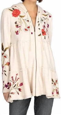 Johnny Was - Flore Tiered Hoodie