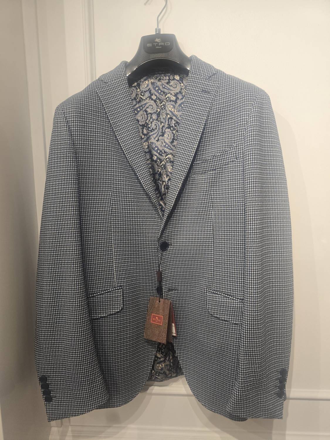 Etro - Men's Mini Check Single Breasted Sport Coat