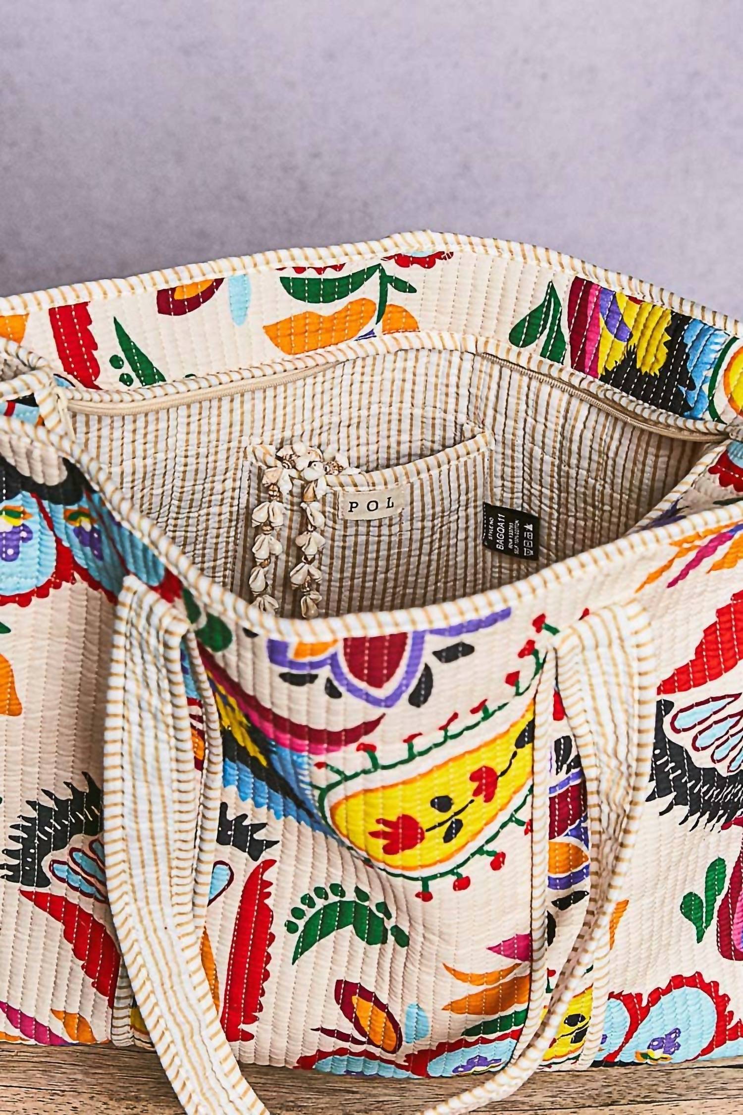 Pol - Women's Cotton Printed Tote Bag