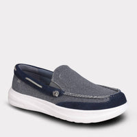 Mykos Men's Calvin Slip-on Shoe in navy - men's loafer