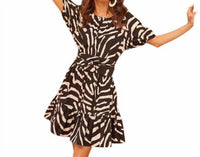 Oliphant - Crew Short Zebra Dress