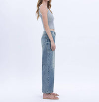Flying Monkey - Serene High Rise Crop Barrel Jean
