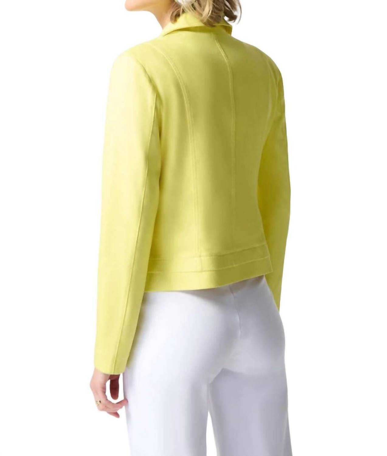 Joseph Ribkoff - Foiled Suede Fitted Jacket