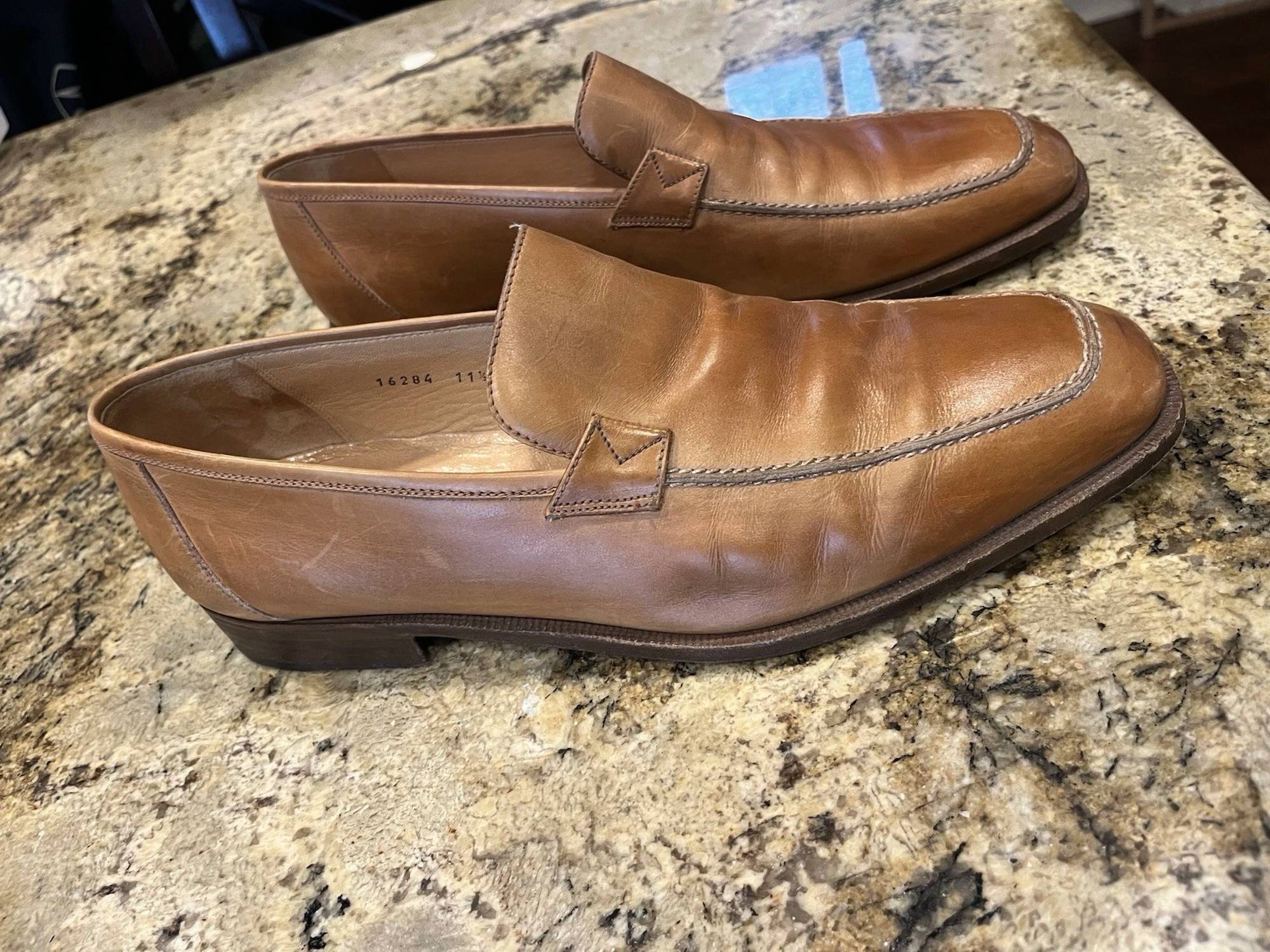 Gravati - Men's Leather Slip On Loafers