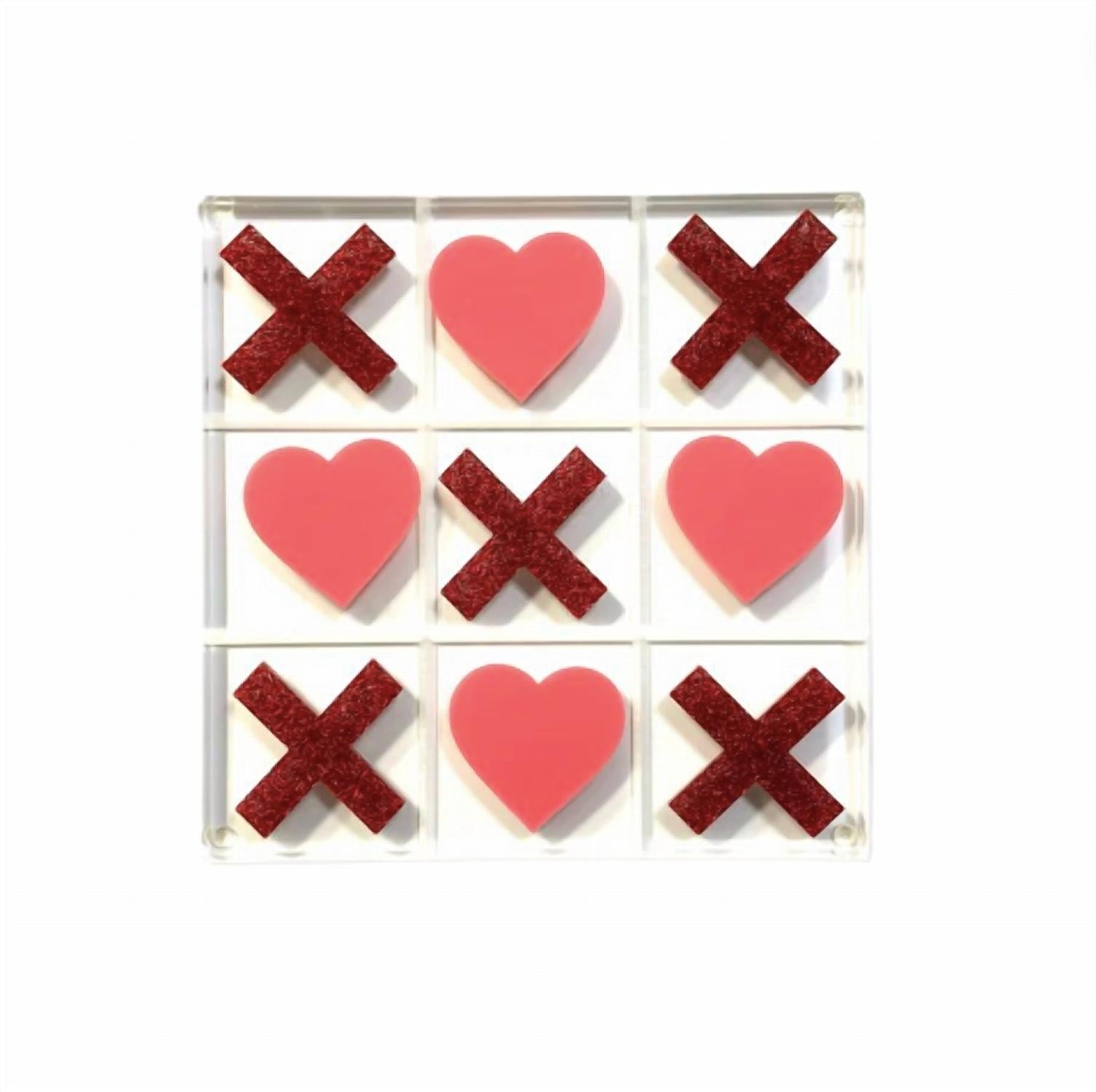 Hipchik - Acrylic Tic Tac Toe Heart Game