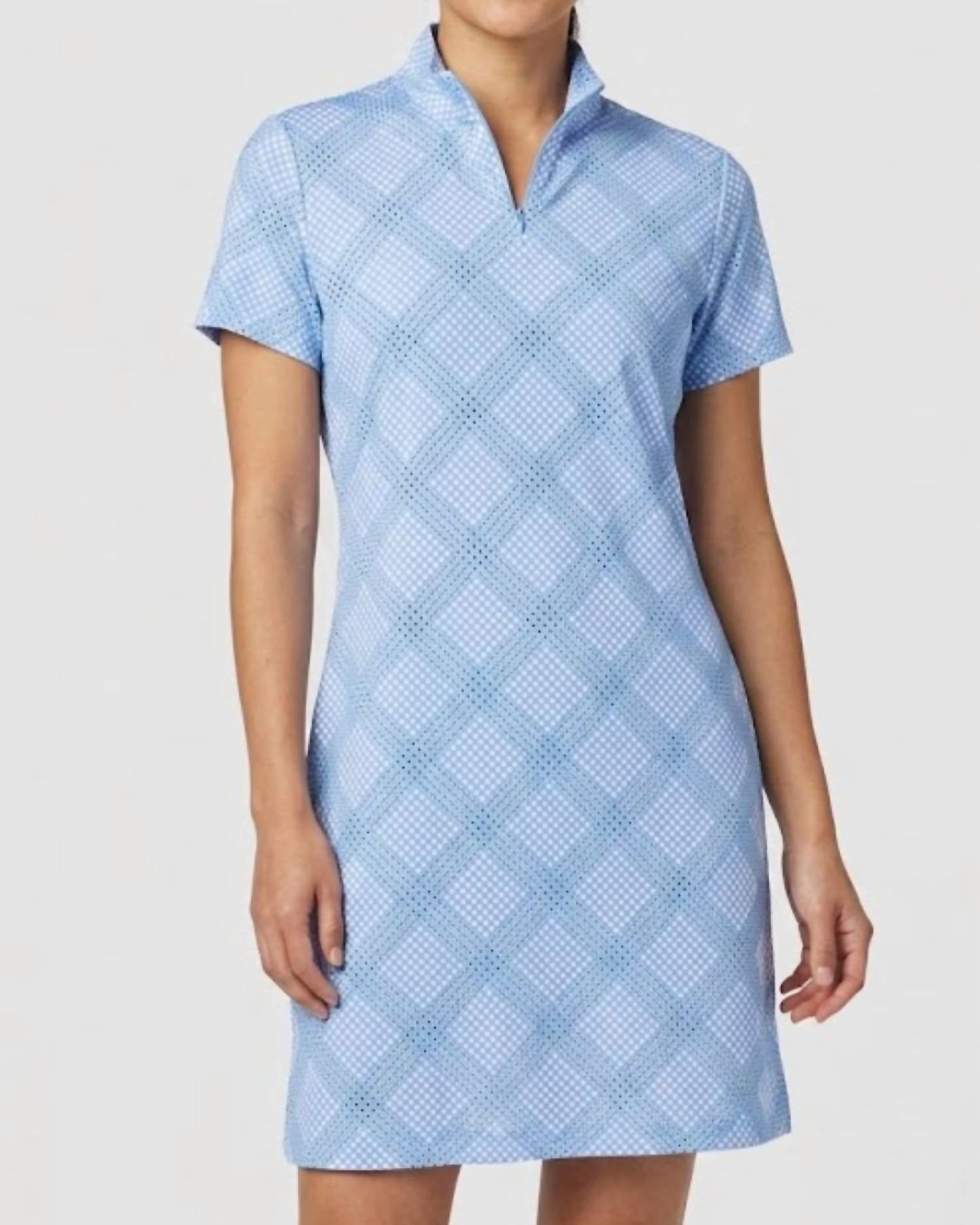 Lulu-B - 1/4 Zip Mini Shift Dress