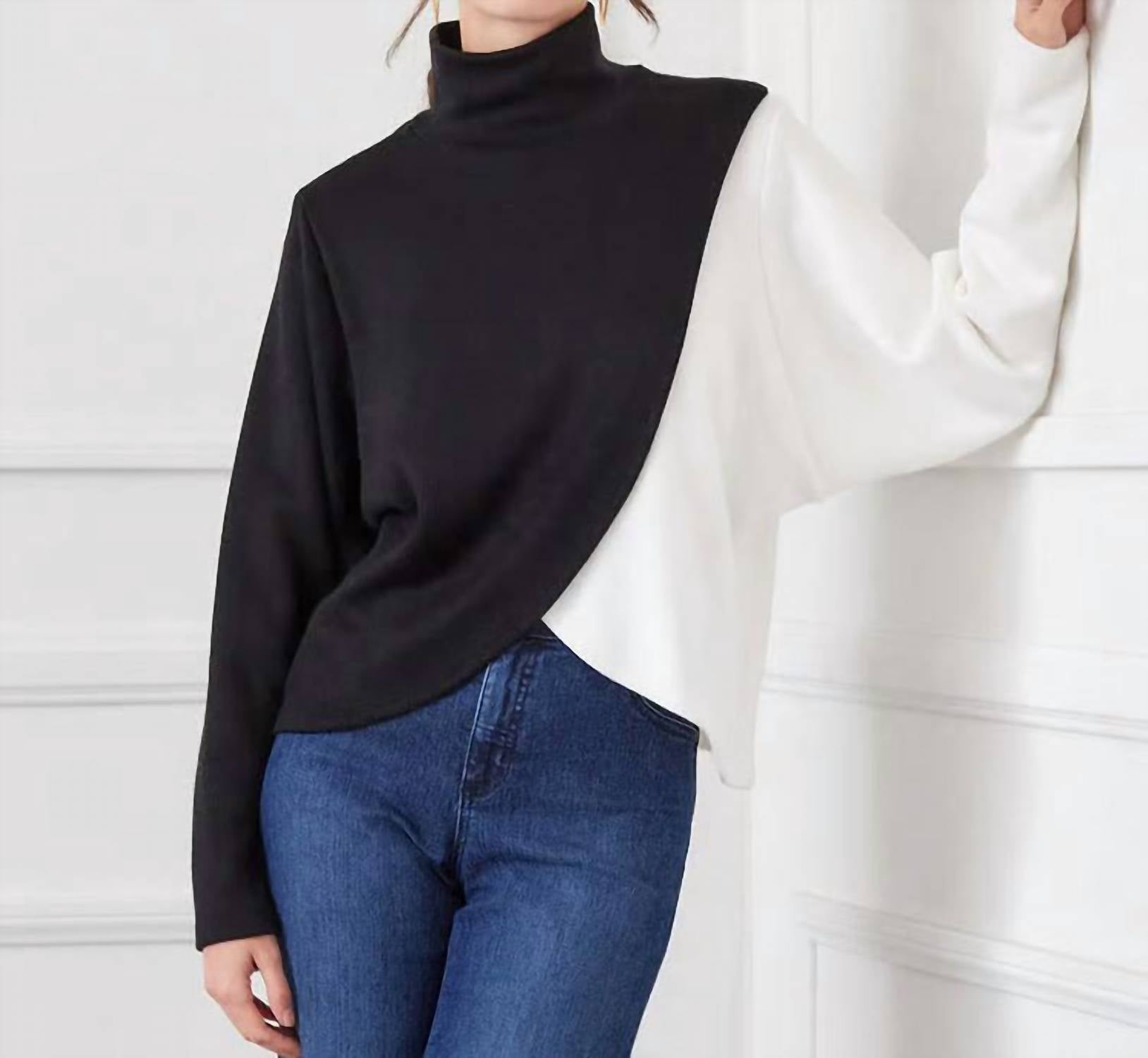 Karen Kane - Brio Crossover Colorblock Sweater