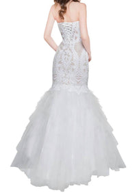 Colors Dress - SEQUIN STRAPLESS MERMAID DRESS