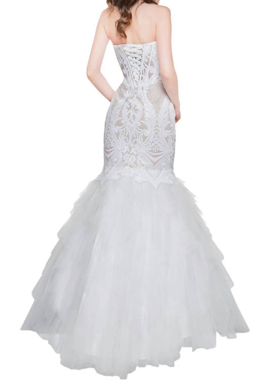 Colors Dress - SEQUIN STRAPLESS MERMAID DRESS