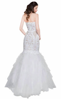 Colors Dress - SEQUIN STRAPLESS MERMAID DRESS