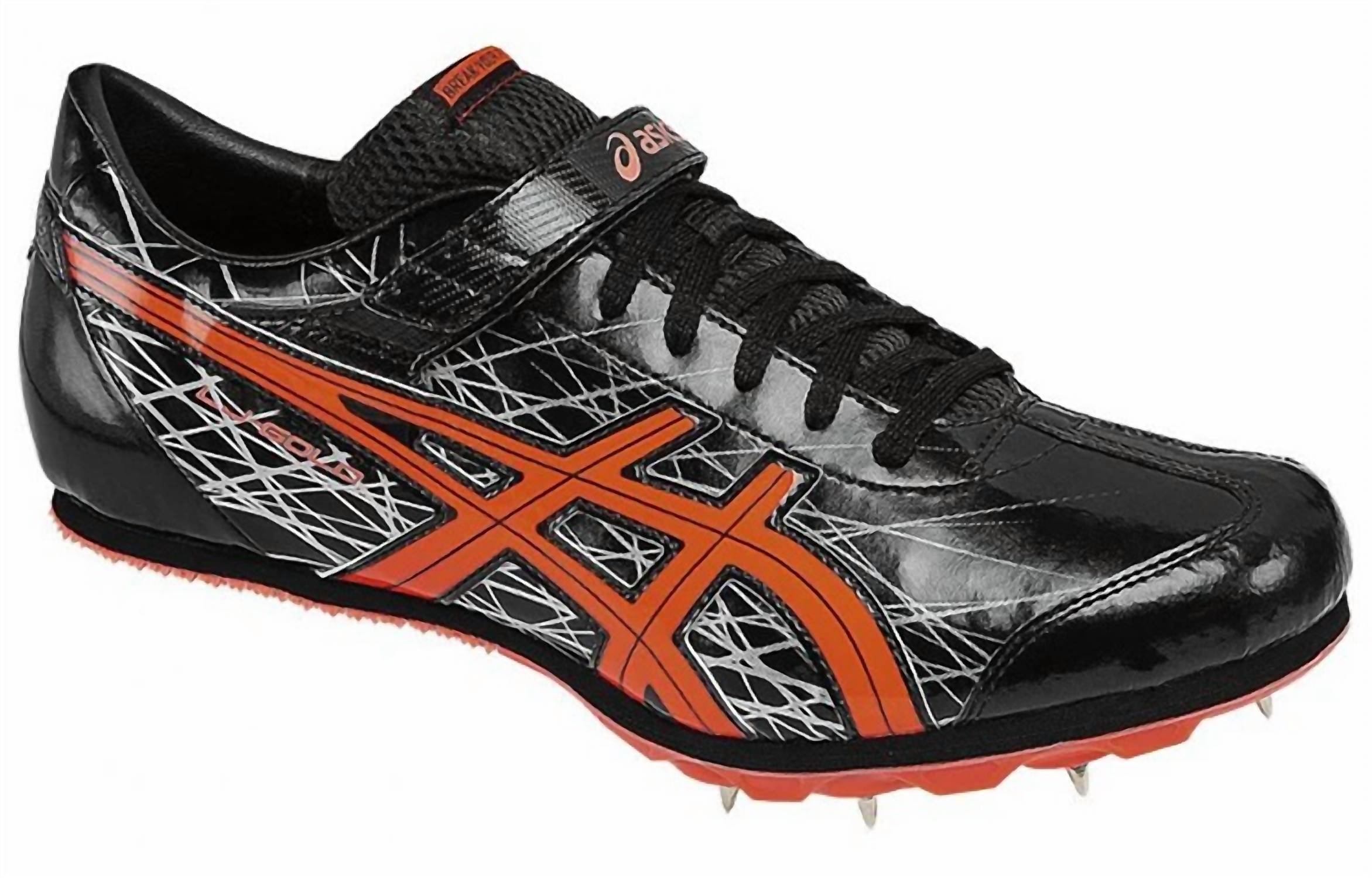 ASICS Men's Long Jump Pro Shoes in black coral - men's shoe - alternate view