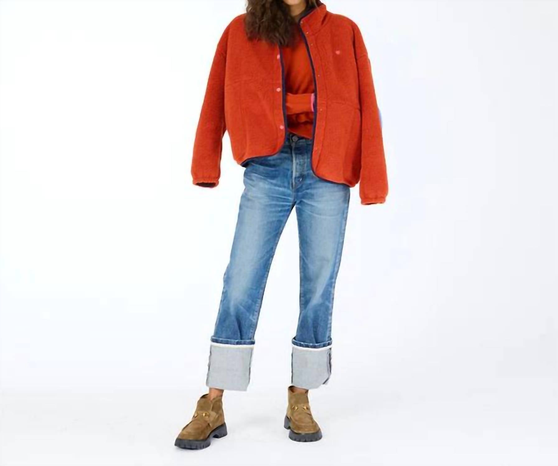 KERRI ROSENTHAL Coze Magoze Jacket in rust - women's jacket - view 5