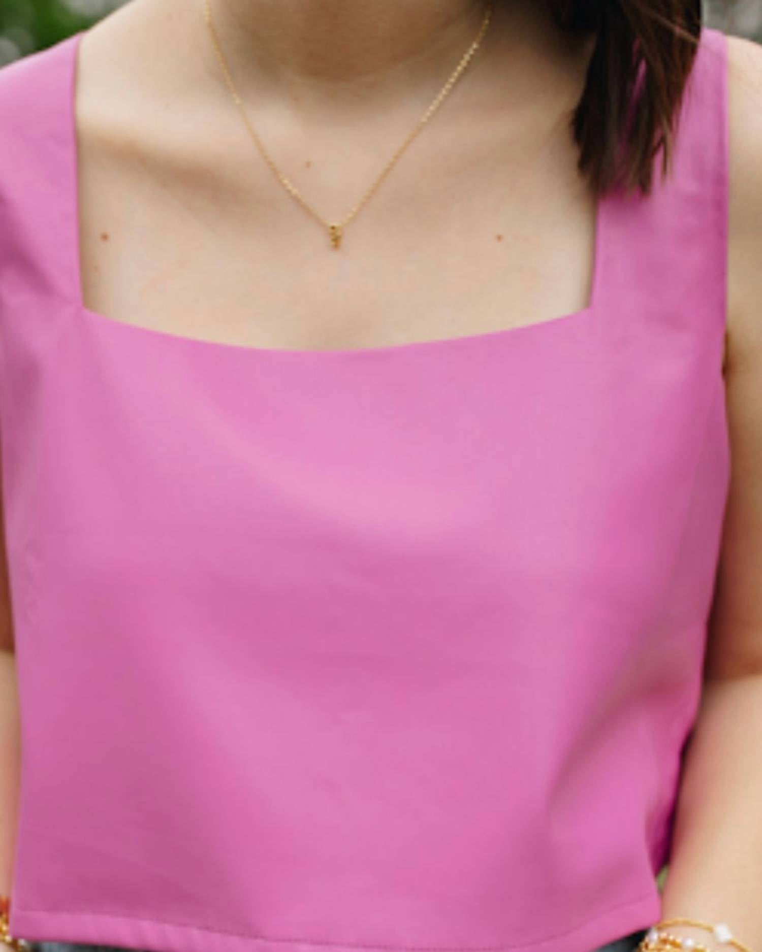 Buddylove - Manning Vegan Leather Cropped Tank Top