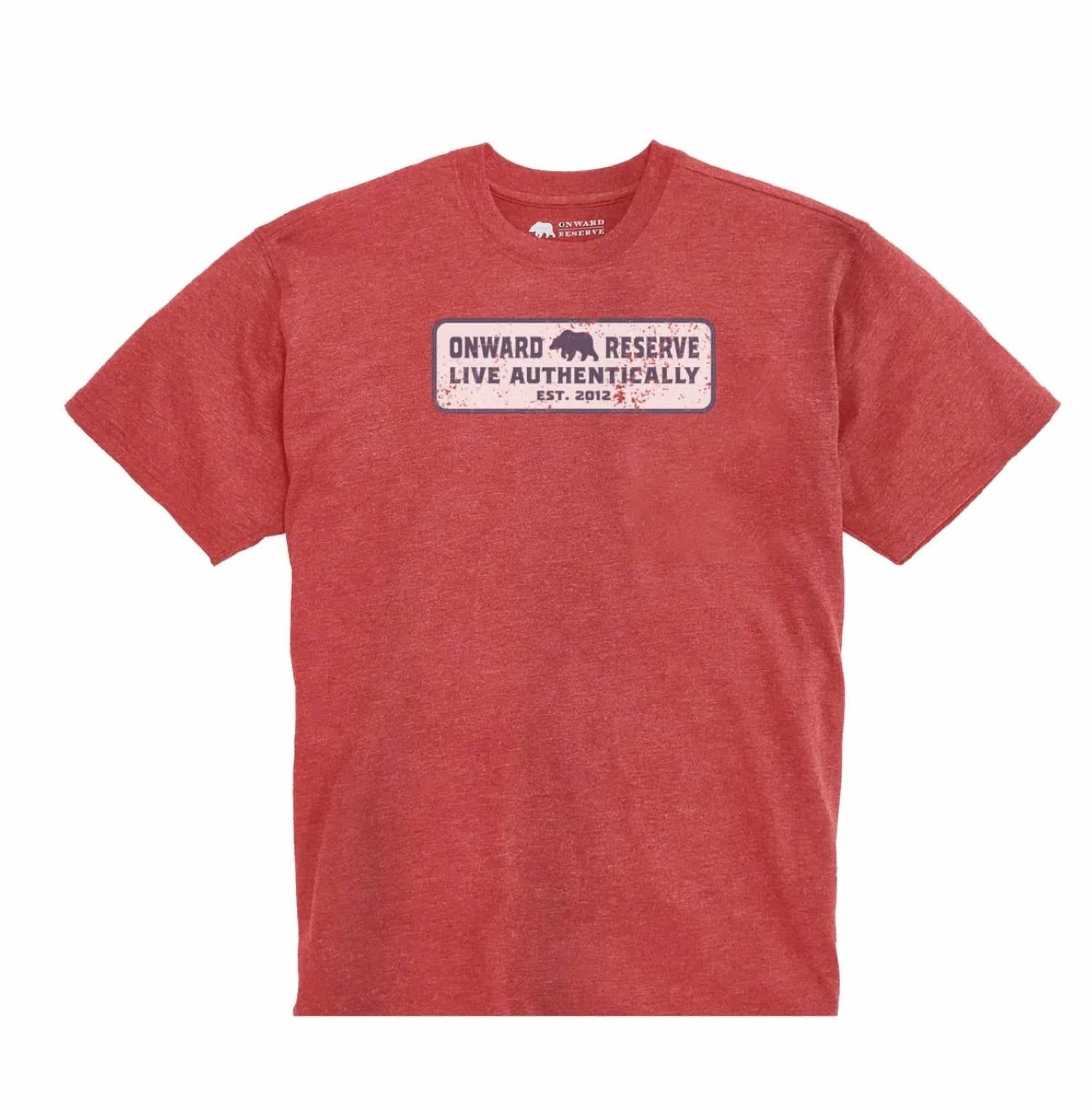 Onward Reserve - Men's Live Authentically Vintage Wash Tee
