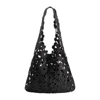 Melie Bianco Women's Aster Floral Shoulder Bag in black - women's bag