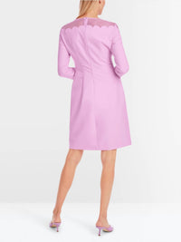 Marc Cain - Transparent Opaque Short Sheath Dress
