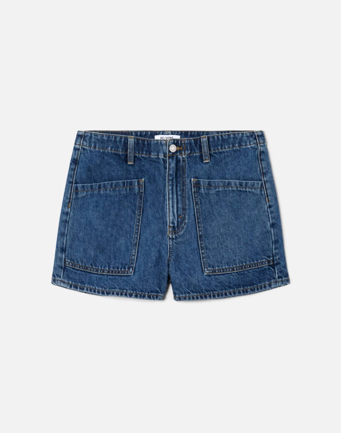 Re/Done - Bender High-rise Utility Jean Short