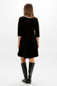 Sympli - Tipped Reversible Trapeze Dress