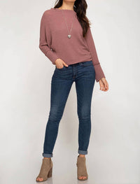 She + Sky - Off shoulder thermal