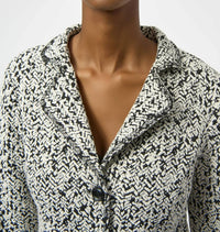 Joseph Ribkoff - Abstract Jacquard Blazer Jacket