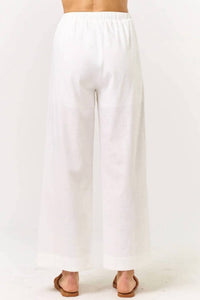 Lalavon - Diamond Cut Linen Pants