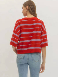 Entro - Poppy Striped Sweater