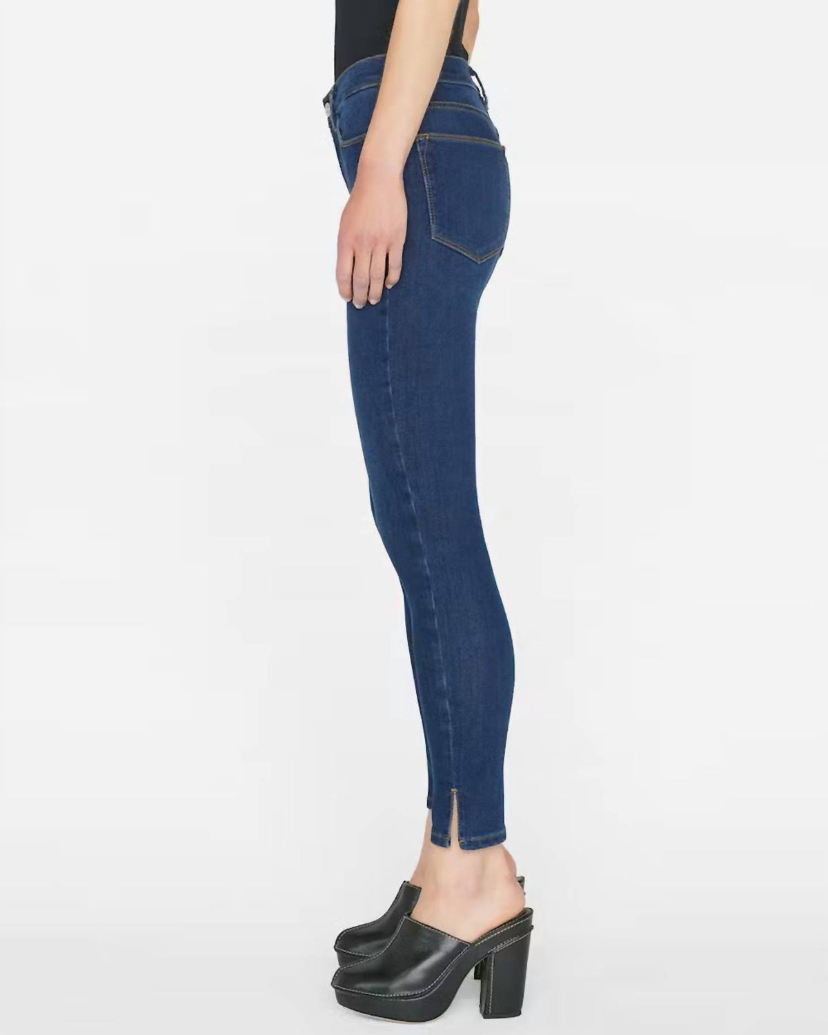 LE HIGH SKINNY SIDE SLIT JEAN