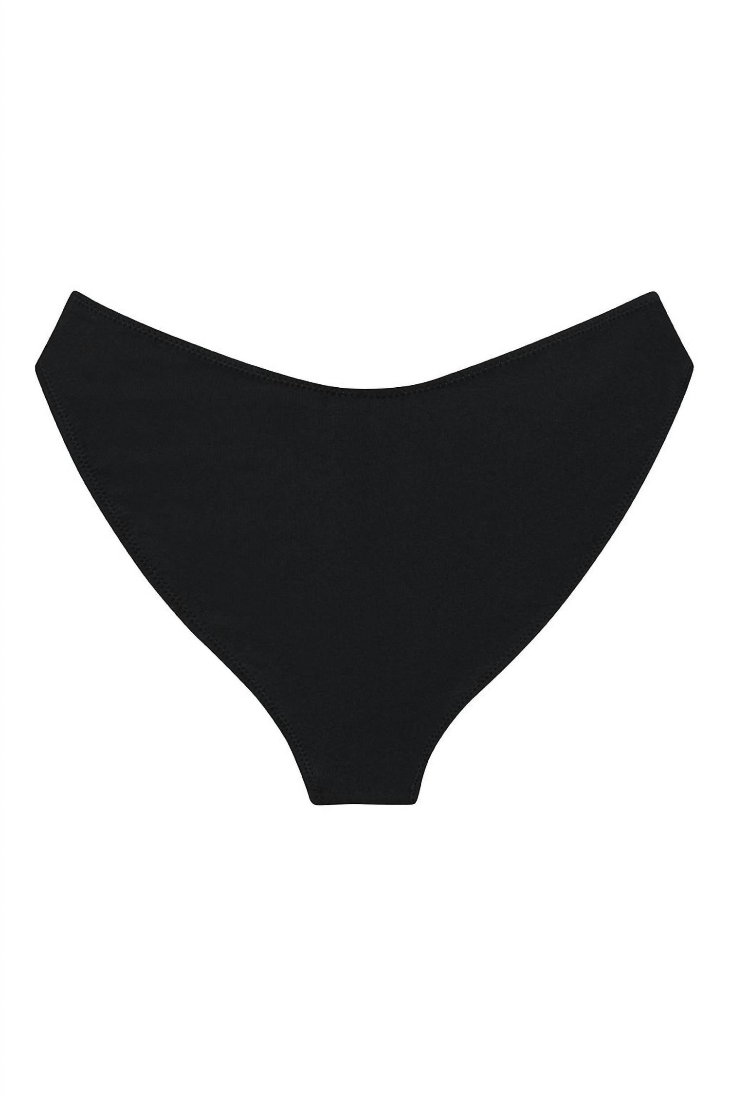 Montce - Added Coverage Lulu Zig-zag Stitch Bikini Bottom