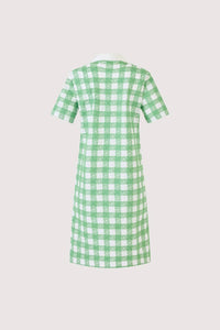 Rosie Assoulin - Mini Rugby Picnic Embroidered Gingham Dress
