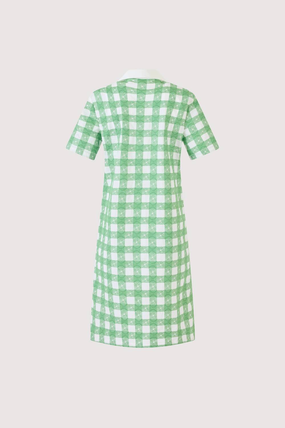 Rosie Assoulin - Mini Rugby Picnic Embroidered Gingham Dress