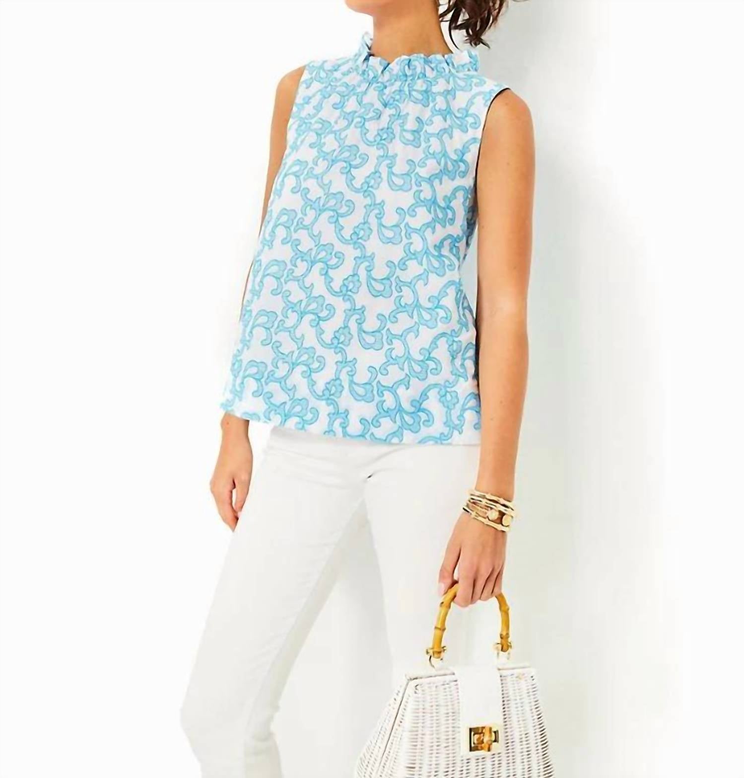 Lilly Pulitzer - Dahliana Embroidered Top