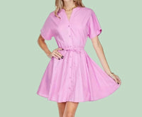 Joy Joy - Rose Button Front Dress