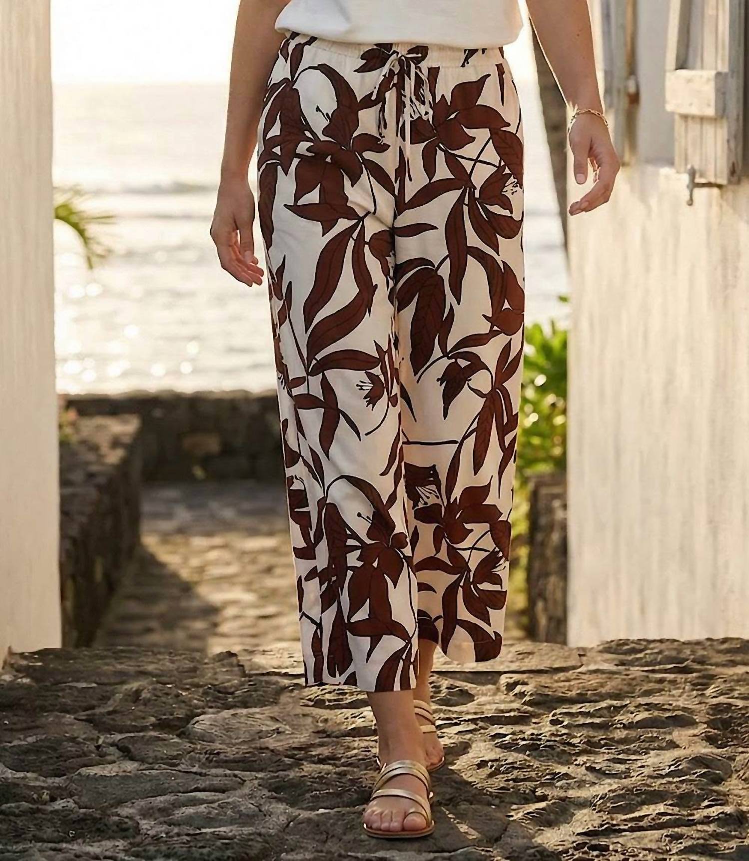 Karen Kane - Drawstring Ankle Pants