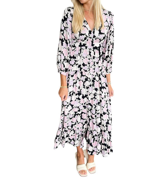 Saltwater Luxe - Berkley 3/4 Sleeve Maxi Dress