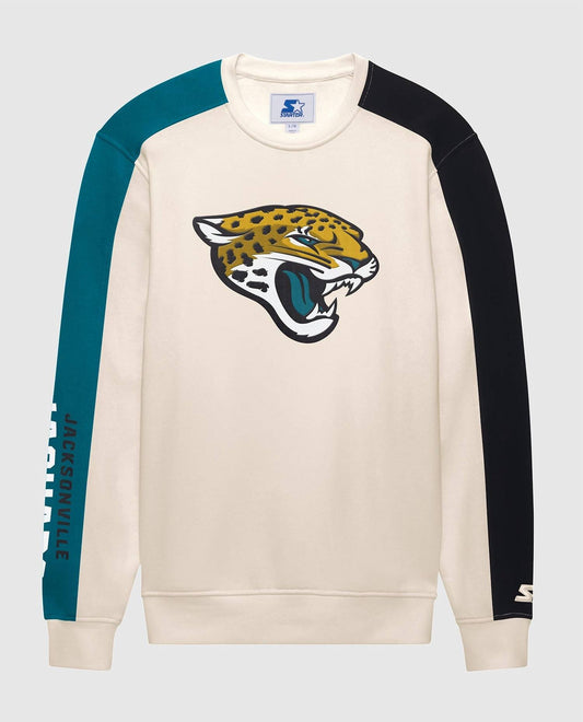 Starter - Men's Jacksonville Jaguars Team Crew Long Sleeve Shirt
