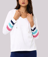 Angel Apparel - Knit Stripe Hoodie