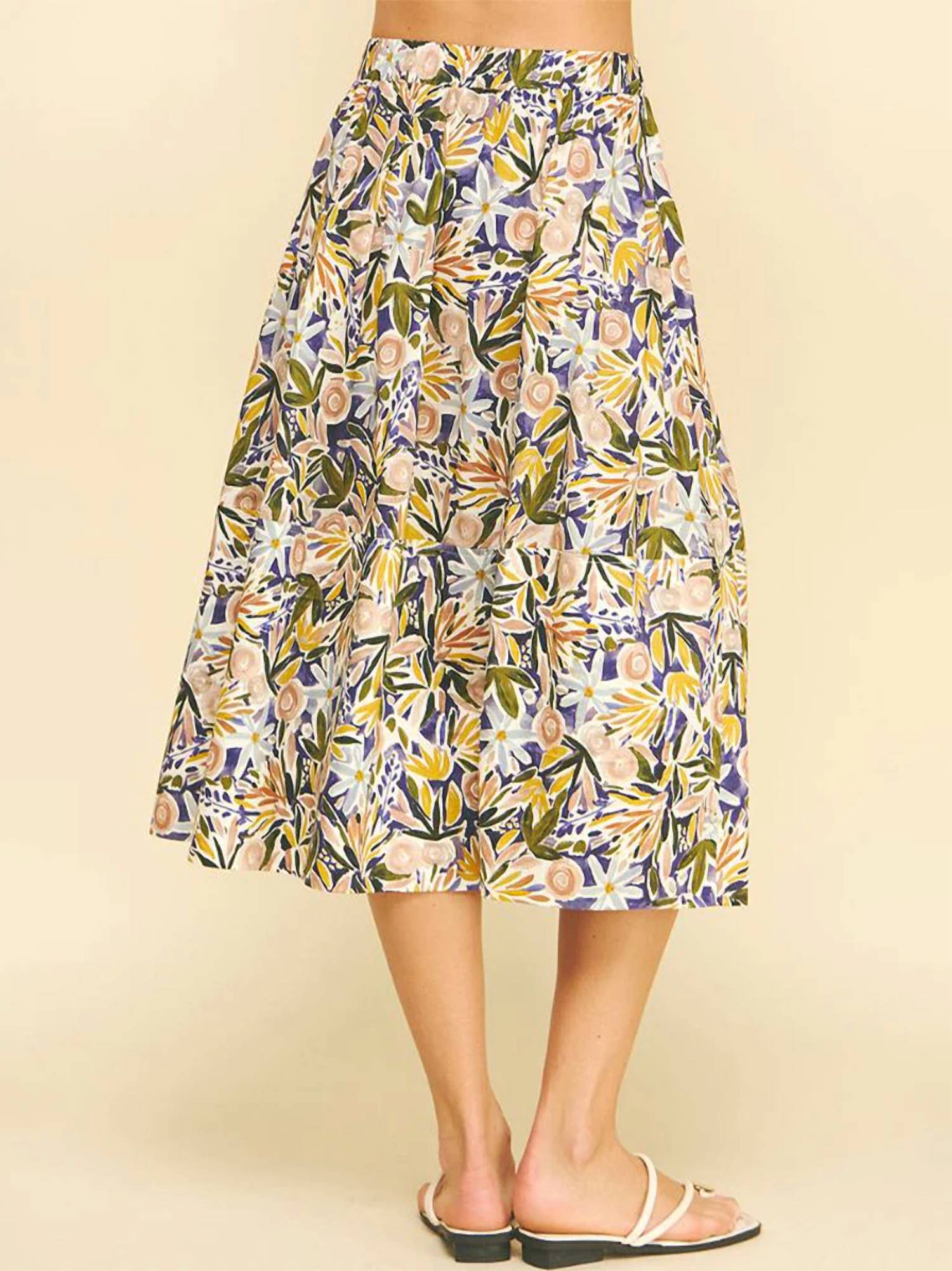Pinch - Floral A-line Skirt