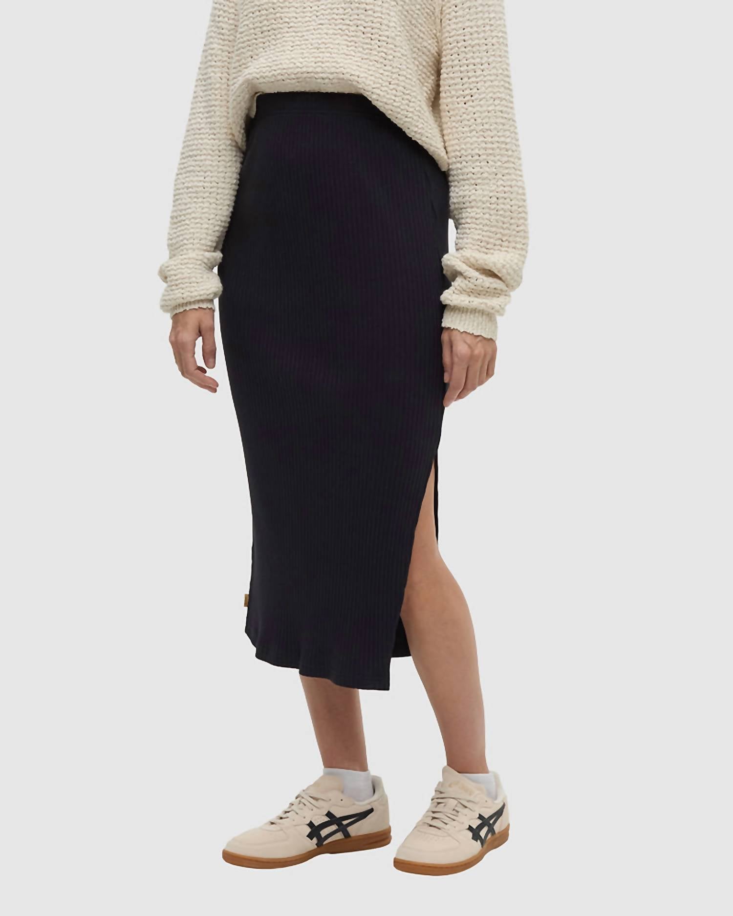 Tentree - Ribbed Midi Skirt