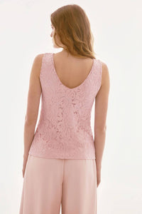 Joseph Ribkoff - Floral Lace V-neck Camisole Top
