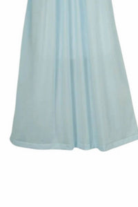 Shadowline Lingerie - Women's Short Gown With Flower Petal Embroidery And Flutter Sleeves