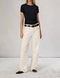Rag & Bone Luca Baby Tee in black - women's t-shirt - view 5